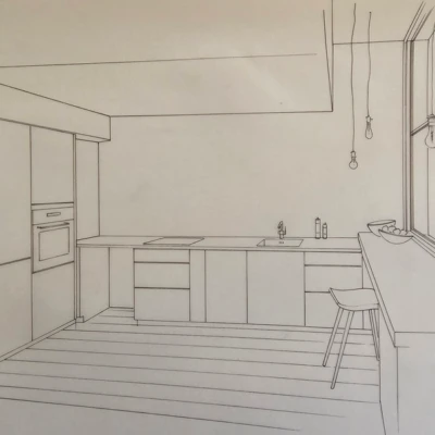Accueil croquis architecte interieur aigues mortes renovation cuisine vauvert