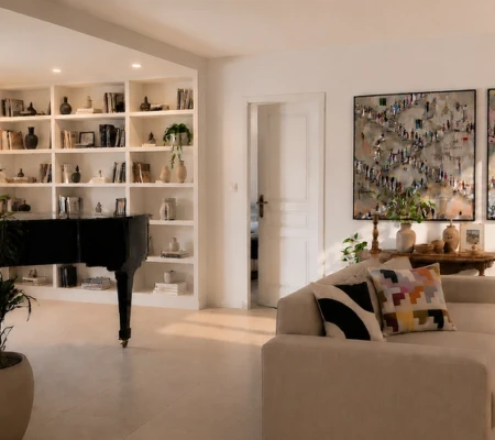 Réalisations renovation travaux salon architecte interieure grau roi